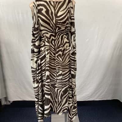 Michael Kors Womens Dress Size S Brown / White