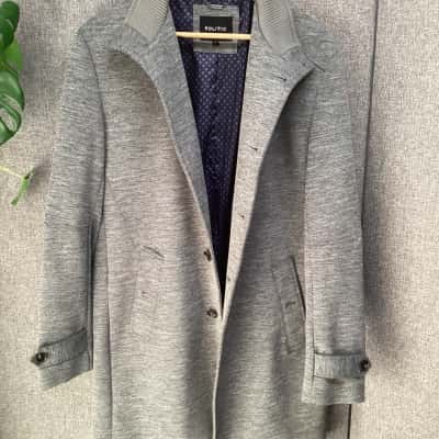 Politix Mens jacket  Size L Grey 