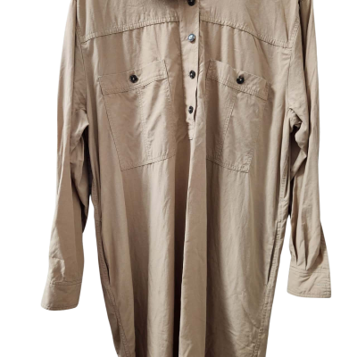 Country Road Womens  Size 16 Beige Oversized Long Sleeve