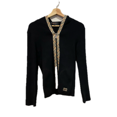 Daks Womens  Cardigan Size L Black  