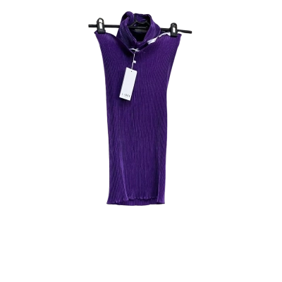 L’IDEÉ Womens  Size 8 Mini Dress Purple 