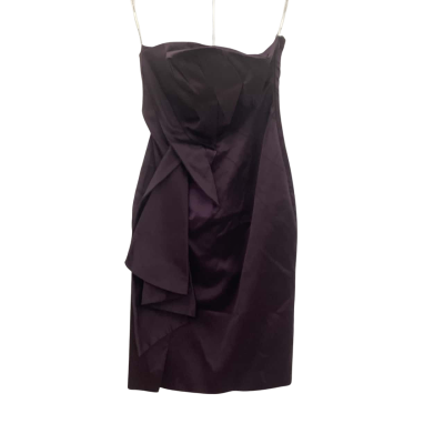 Karen Millen Womens  Size 12 Cocktail Dress Purple 