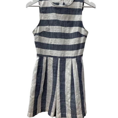 Slide Show Womens Blue / Striped / White Size 8 Playsuit
