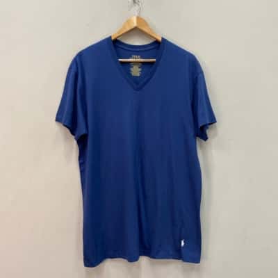 Polo Ralph Lauren Mens  Size L. Short Sleeve T-shirt Navy Blue 