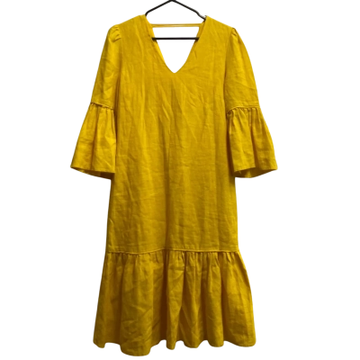 Country Road Womens  Size 4 Midi Dress Yellow 