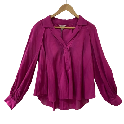 Country Road Womens  Size 12 Magenta Blouse 