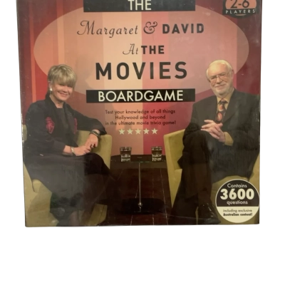 Margaret & David At The Movies Board Game – 3600 Questions – Sealed