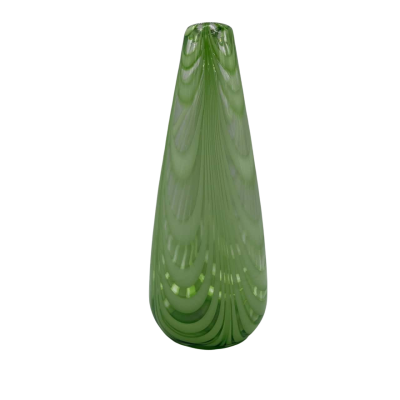 Large Green Glass Vase