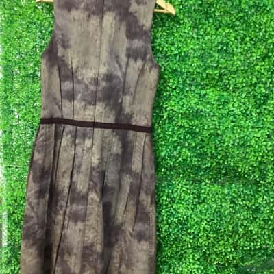 Veronika Maine Womens  Size 12 Sleeveless Dress  Maroon 