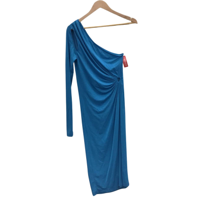 Womens Size S Blue one shoulder dress 
