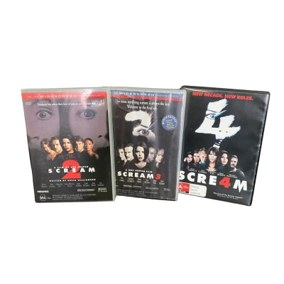 Scream 2, 3 & 4 - DVD x 3 Bundle