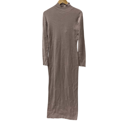 Nasba Womens Size 8 Long Sleeve Dress Champagne