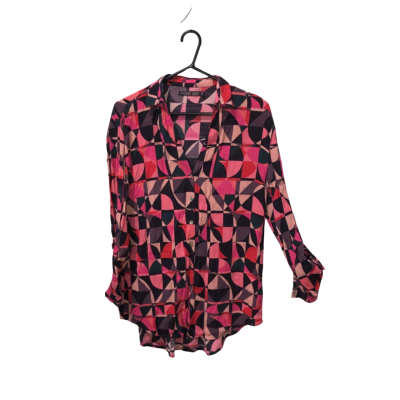 Mister Zimi Pink/Red/Purple Long Sleeve Shirt Size XS