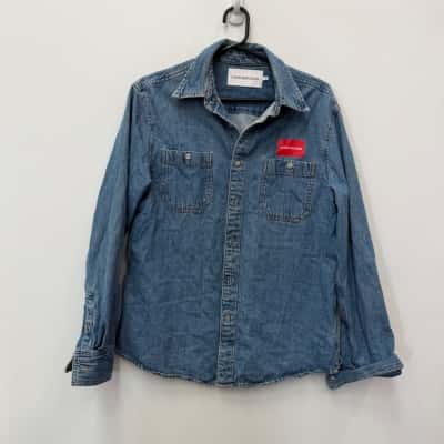 Calvin Klein Jeans Size S Denim Shirt 