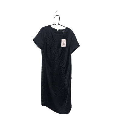 Bardot Junior Black Rouched Dress Size 14  