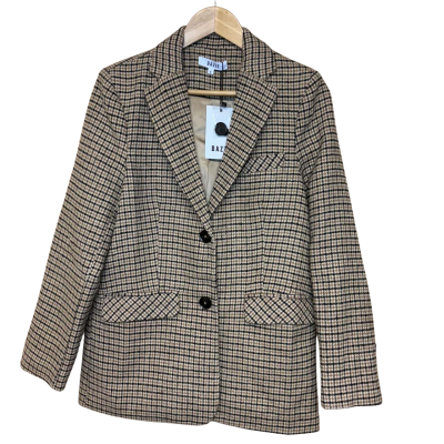 Brand New - Dazie Houndstooth Oversized Blazer - Sized 8