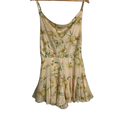 Pilgrim Womens  Size 8 Playsuit Yellow 