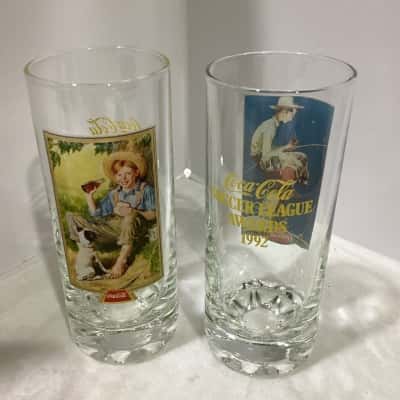 Vintage Coca Cola Drinking Glasses
