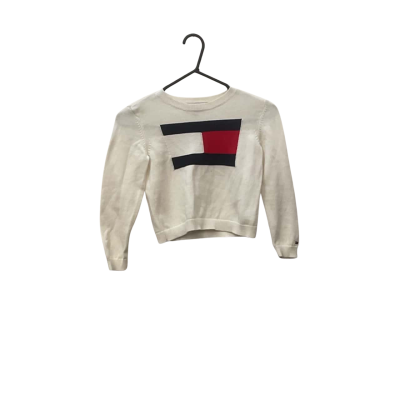 Kids Tommy Hilfiger  Size 6 / 7 Sweater Navy Blue / Red / White 