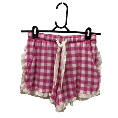 Peter Alexander Womens  Size XXS Pyjama Shorts Pink Checked 