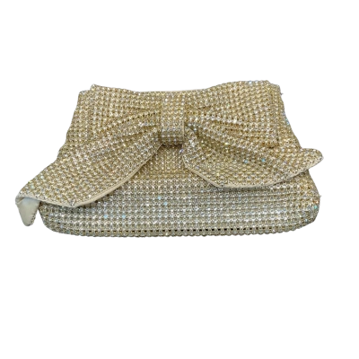 Forever New Womens Clutch Natural with sequins 