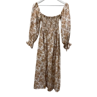 Petal + Pup Womens  Size 12 Maxi Dress Floral - Cotton/Linen