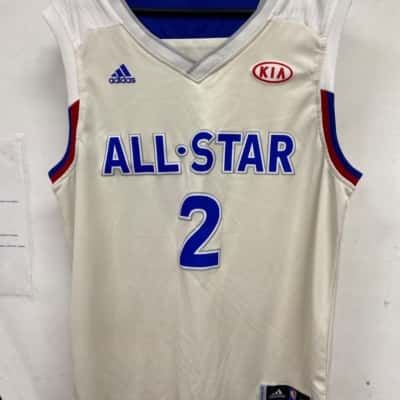 All star NBA Mens  Size M Jersey Beige / Blue / Red / White 