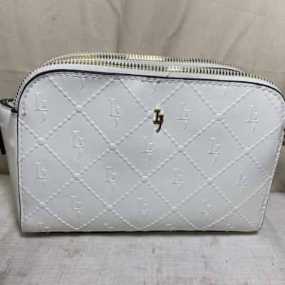 Laura Jones Womens White Shoulder Bag 20x13x8 cm
