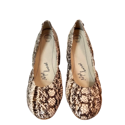 FRANKIE4 Piper Womens Leather Snake Print Ballet Flats Size 11