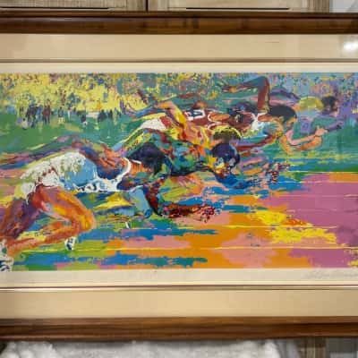 Limited edition Serigraph titled “Olympic Track”