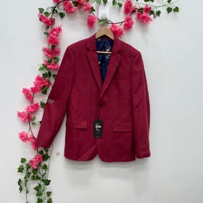 Tarocash Mens  Size M Blazer Red 