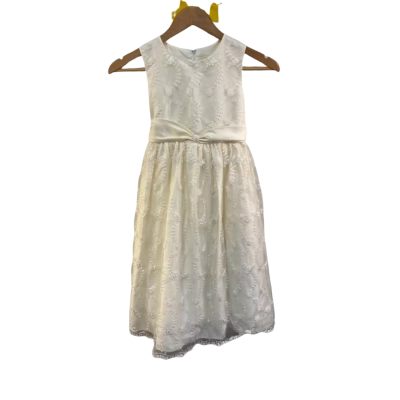 BNWT QQBaby Womens  Size 12 White Dress