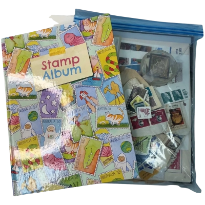 Assorted Stamp and Envelope Bundle 