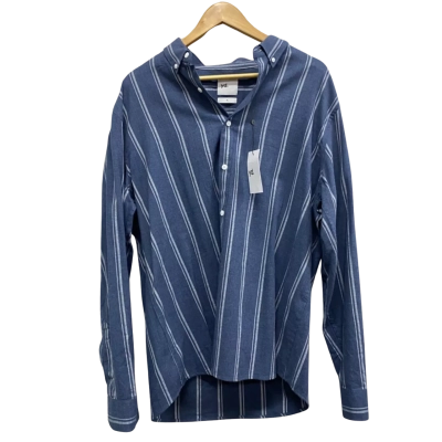 Yd. Mens Striped Long Sleeve Shirt Size XL