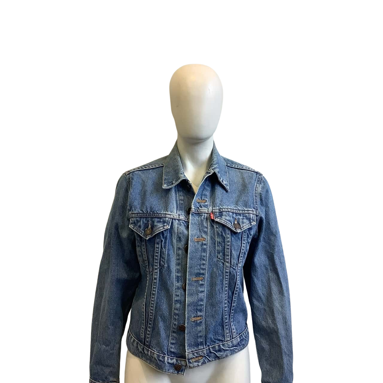 Levis Women's Size S Denim Jacket Blue (s)
