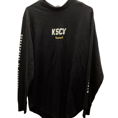 KSCY Black Long Sleeve Shirt Size M 