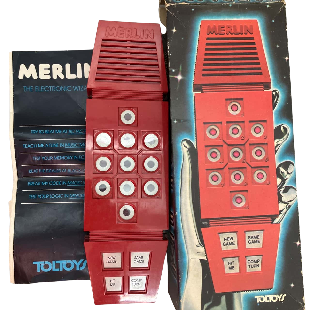 Merlin - the electronic wizard TOLTOYS, 1978 Parker Brothers(s)