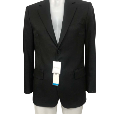 Biz Cool Stretch Mens  Size S / 87R Blazer / Suit Jacket Black  NEW