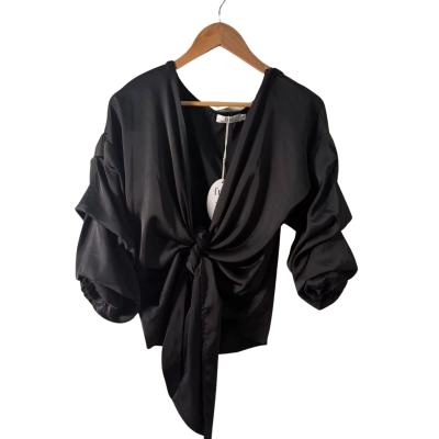 Fria The Label Womens  Size 14 Blouse Black  
