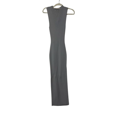 Bec & Bridge   Size 8 Bodycon Dress with side split Grey 
