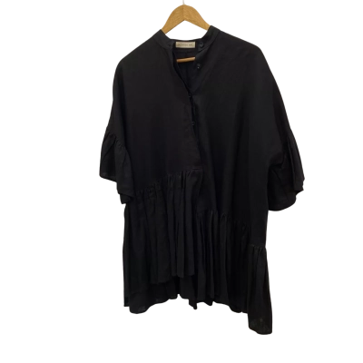 Morton Mac Tilda Mini Dress in Black  Size Tall