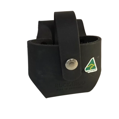 Buckaroo Black Leather Tape Measure Holder 