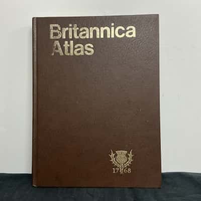Vintage Hardcover Britannica Atlas 1768