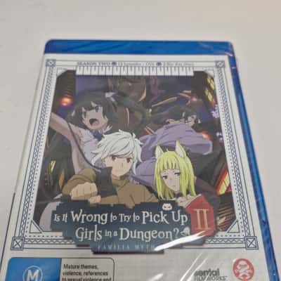 (NEW/SEALED) Is it Wrong to pick up Girls in a Dungeon Season 2 (Blu-Ray)