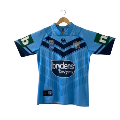 NRL Men's NSW Blues State of Origin Canterbury Rugby League Jersey Size M