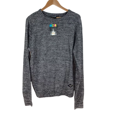 Best & Less Mens Grey Crew Neck Jumper (Size XL) 