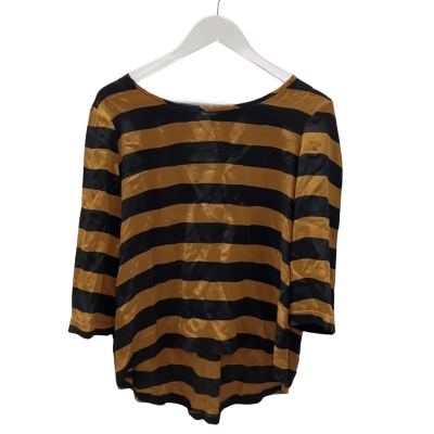 Gorman Womens  Size 10 Blouse Black  / Brown 