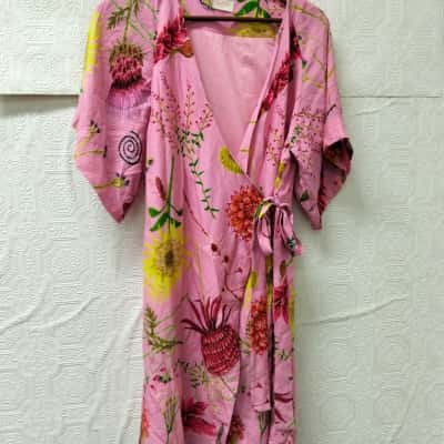 Gorman Womens  Size S Silk Floral / Pink Dress VGUC