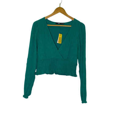 Sportsgirl Womens  Size S Long Sleeve Top Green 