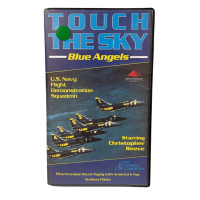 Touch the Sky Blue Angels, Starring Christopher Reeves, 1986 VHS